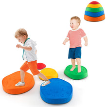 Load image into Gallery viewer, Kids Balance Stones, Toddler Stepping Stones with Non-slip Bottom, Promote Coordination