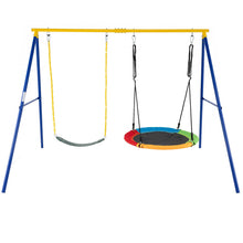 Load image into Gallery viewer, Metal Swing Frame with Ground Stakes
