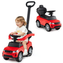 Load image into Gallery viewer, 3-in-1 Push Car for Toddlers with Removable Handle Licensed Land Rover Discovery