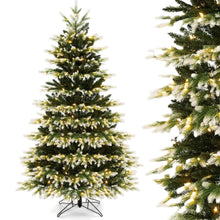 Load image into Gallery viewer, 6ft Pre-Lit Artificial Christmas Tree with 350 LED Lights