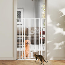 Load image into Gallery viewer, Extra Tall Pet Gate Heavy-Duty Metal Cat Gate with Wide Opening