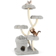 Load image into Gallery viewer, Cat Tree, 153cm Multi-level Cat Tower with Condo
