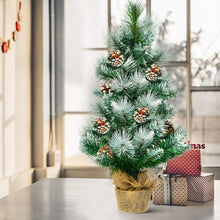 Load image into Gallery viewer, 2FT Artificial Mini Tabletop Christmas Tree with Base