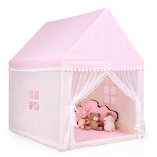 Load image into Gallery viewer, Children's Wooden Frame Playhouse Tent with Mat