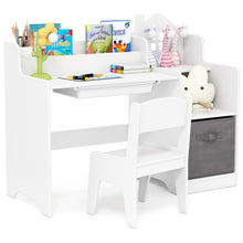 Load image into Gallery viewer, Children Writing Table with Drawer
