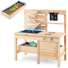 Load image into Gallery viewer, Outdoor Pretend Kitchen Potting Bench for Boys Girls Ages 3-8