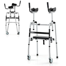 Load image into Gallery viewer, Walking Frame, Folding Standard Walker with Wheels