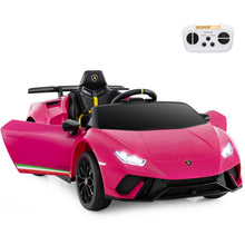 Load image into Gallery viewer, Kids Electric Ride on Car, 12V Licensed Lamborghini Battery Powered Toy Vehicle