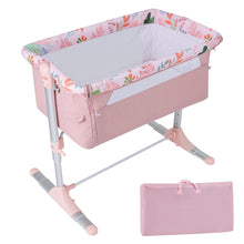 Load image into Gallery viewer, Baby Bassinet Crib Bedside Sleeper with Adjustable Height