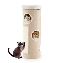 Load image into Gallery viewer, Cat House, 113 cm 4-Level Cat Cave Condo