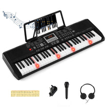 Load image into Gallery viewer, 61 Key Keyboard Piano, Portable Digital Piano with 200 Rhythms
