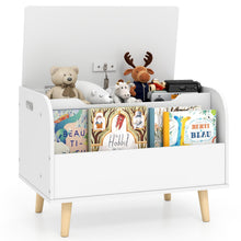 Load image into Gallery viewer, Wooden Toy Box, Kids Storage Chest with Flip-top Lid