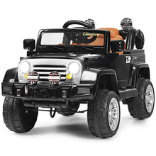 Load image into Gallery viewer, Kids Ride on Car, 12V Battery Powered Car with Remote Control, Lights, Music, Horn, 3 Speeds, Spring Suspension