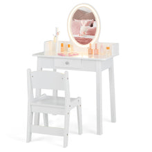 Load image into Gallery viewer, Kids Vanity Table and Chair Set