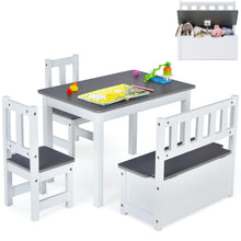 Load image into Gallery viewer, Wooden Kids Table and Chair Set