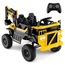 Load image into Gallery viewer, 2 Seater Kids Electric Truck Construction Vehicle with Remote Control