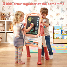 Load image into Gallery viewer, 4 in 1 Kids Art Easel Children Double Side Easel