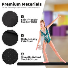 Load image into Gallery viewer, 7FT/2.1M Folding Gymnastics Balance Beam, Professional Training Beam with Carry Handles and Anti-slip Bottom