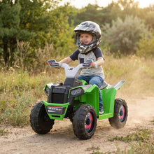 Load image into Gallery viewer, 6V Kids Electric Quad with Removable Back Trailer Toddler Ride On ATV