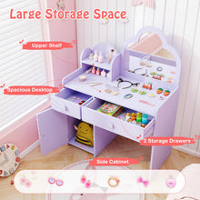 Load image into Gallery viewer, Kids Vanity Table and Chair Set