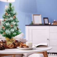 Load image into Gallery viewer, 2FT Artificial Mini Tabletop Christmas Tree with Base