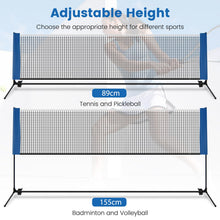 Load image into Gallery viewer, Portable Badminton Net Set