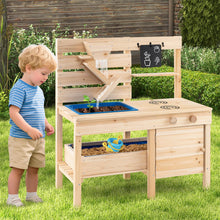 Load image into Gallery viewer, Outdoor Pretend Kitchen Potting Bench for Boys Girls Ages 3-8