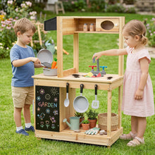 Load image into Gallery viewer, Outdoor Children Play Kitchen Pretend Toy Kitchen for 3+ Years Old Boys Girls