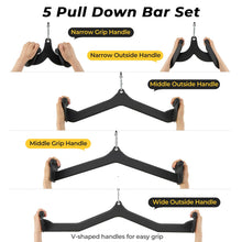 Load image into Gallery viewer, 5PCS LAT Pulldown Attachment Set