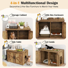 Load image into Gallery viewer, Hidden Kitty Washroom Toilet Furniture Storage Cabinet