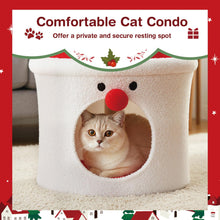 Load image into Gallery viewer, Christmas Multi-Level Kitten Activity Center for Indoor Cats