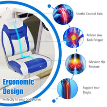 Load image into Gallery viewer, Folding Boat Seat with High-density Sponge