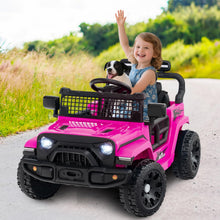 Load image into Gallery viewer, 12V Kids Ride on Truck Car with Remote Control for Kid Over 3 Years Old