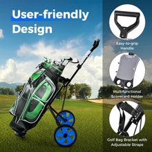 Load image into Gallery viewer, Foldable 2 Wheels Foldable Golf Cart with Scoreboard
