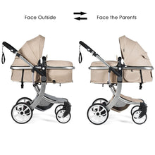 Load image into Gallery viewer, Baby Stroller, Foldable Toddler Pushchair with Rain Cover, Mosquito Net, Storage Bag