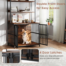 Load image into Gallery viewer, Dog Crate Furniture with Storage Shelves