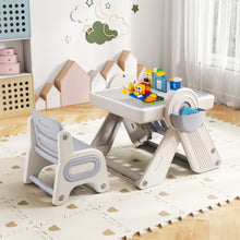 Load image into Gallery viewer, 6-in-1 Multi-activity Children Table & Chair Folding Art Easel Set
