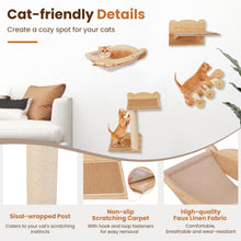 Load image into Gallery viewer, 4PCS Wall Mounted Cat Tree