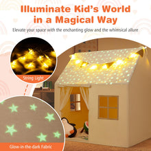 Load image into Gallery viewer, Kids Play Tent with Glow in the Dark Stars