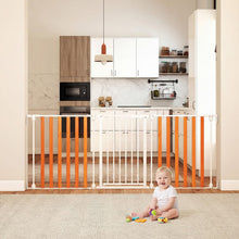 Load image into Gallery viewer, Freestanding Dog Stair Gates Pet Safety Fence for Doorway Hallway Stairway