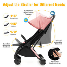 Load image into Gallery viewer, Foldable Baby Stroller Lightweight Baby Pushchair