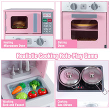 Load image into Gallery viewer, Kids Play Kitchen Toy Set with Water Dispenser and Sink