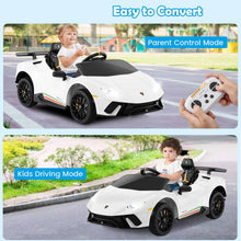 Load image into Gallery viewer, Kids Electric Ride on Car, 12V Licensed Lamborghini Battery Powered Toy Vehicle