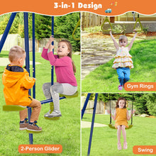 Load image into Gallery viewer, Metal Swing A-Frame with Swings