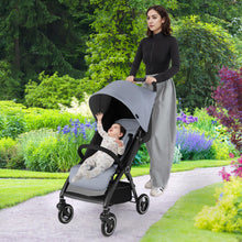 Load image into Gallery viewer, Baby Stroller, Foldable Toddler Pushchair with Adjustable Backrest
