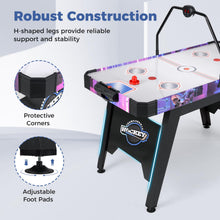 Load image into Gallery viewer, 144 CM Air Hockey Table with 2 Pucks and 2 Pushers for Kids and Adults