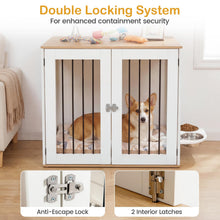 Load image into Gallery viewer, Dog Crate Furniture, Wooden Dogs Cage | 80cm Indoor Puppy Kennel Pet House Side Table
