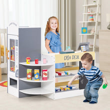 Load image into Gallery viewer, Kids Supermarket Playset with Cash Register for Children Ages 3+