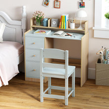 Load image into Gallery viewer, Wooden Student Study Table with 3 Drawers