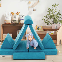 Load image into Gallery viewer, 6 Pieces Modular Convertible Kids Play Couch Sofa
